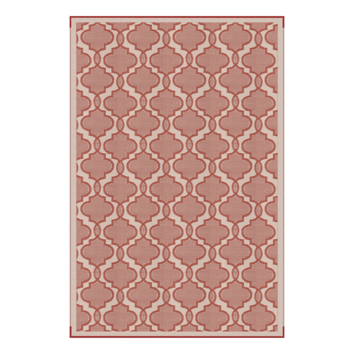 Lippert Reversible All-Weather Patio Mat, 8-foot x 12-foot, TERRACOTTA - 2021028029