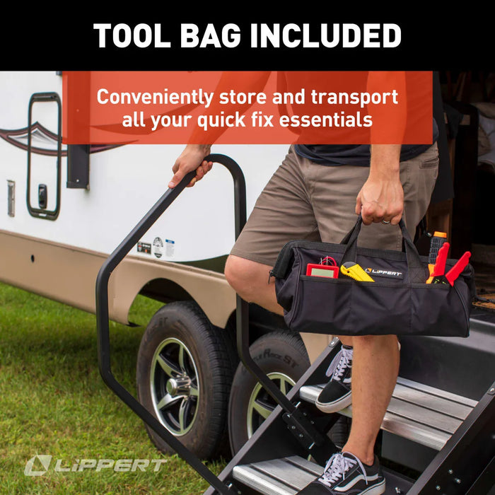 Lippert RV Tool Kit, 15 Tools w/Carrying Bag - 2022000853