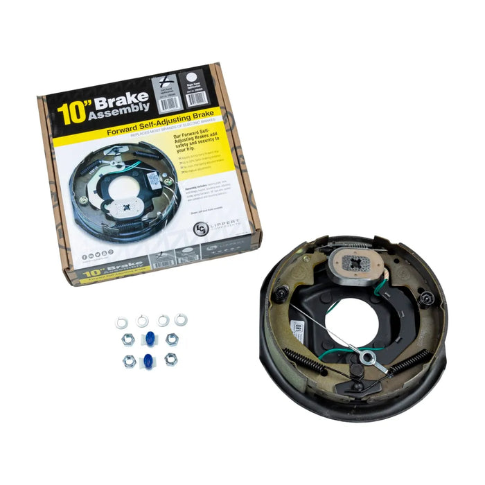 Lippert Forward Self-Adjusting Brake Assembly - 10-inch x 2.25-inch, 3,500 lbs. (Left Side) - 296649