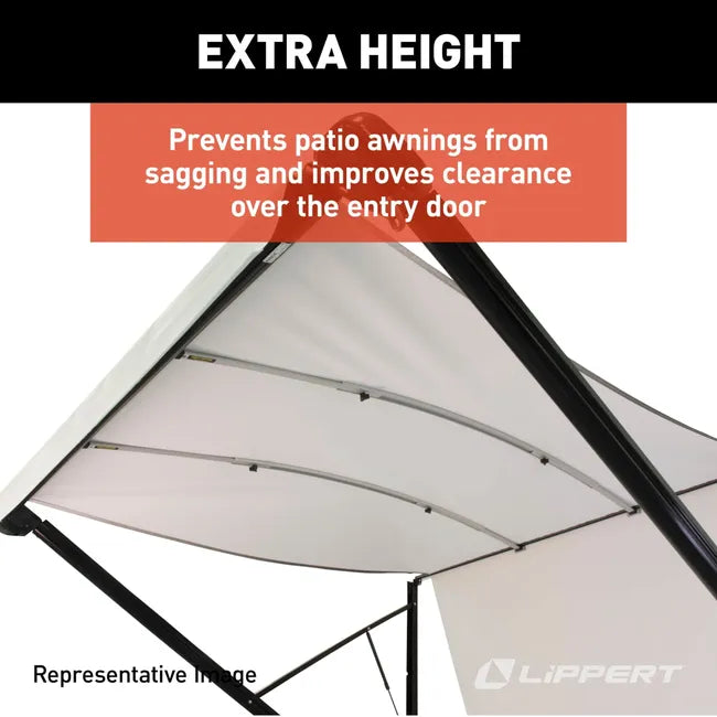 Lippert 10-foot Awnbrella (Awning+Umbrella) Fabric Support Kit,  2 Bows - 362240