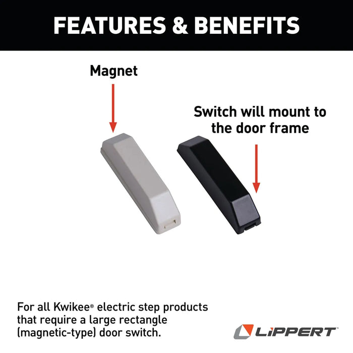 Lippert Kwikee Large Rectangle Door Switch Kit - 379406