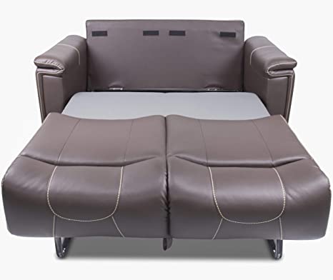 Thomas Payne RV Furniture - 68-inch Tri-Fold Sofa, Majestic Chocolate - 377708