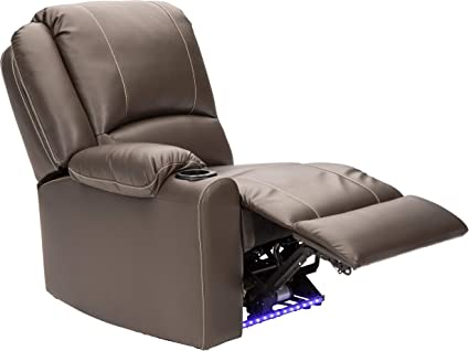 Thomas Payne RV Furniture - Seismic Series Modular Theater Seating, Right Hand Recliner, Majestic Chocolate - 794454