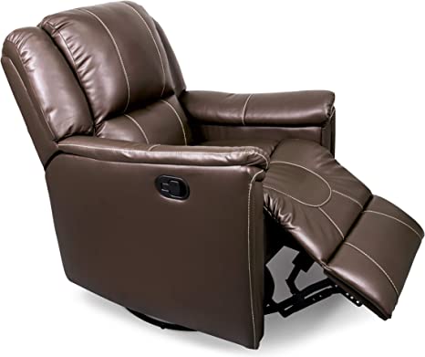 Thomas Payne RV Furniture - Swivel Glider Recliner, Majestic Chocolate - 759294