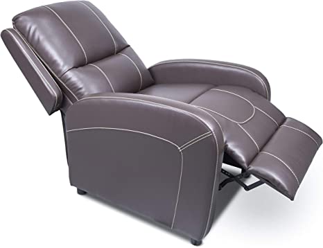 Thomas Payne RV Furniture - Pushback Recliner, Majestic Chocolate - 377054