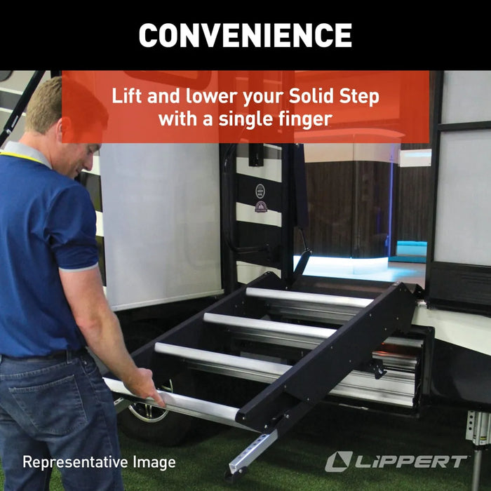 Lippert Wide Lift Assist Kit for Solid Steps (29" to 32" Width) - 733939