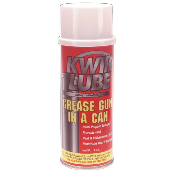Kwikee Kwik Lube Aerosol Spray Grease, 11oz Can - 12/Case - 379177
