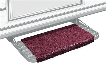 Prest-O-Fit Wraparound RV Step Rug - 18"  BURGUNDY 21044