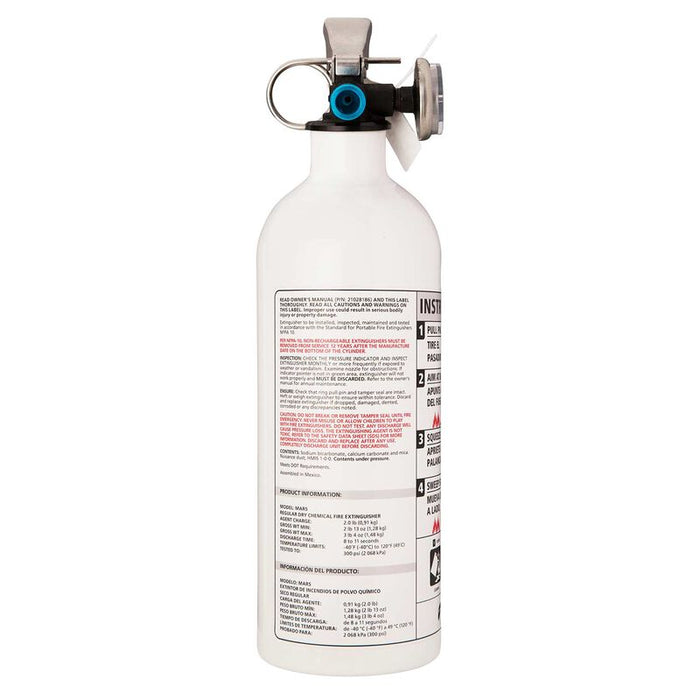 Kidde Safety Fire Extinguisher Mariner 5 - WHITE  (466635MTL)