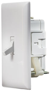 RV DESIGNER AC "Self Contained" Wall Switch W/Cover Plate, White - S821