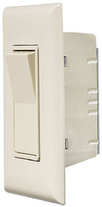 RV DESIGNER AC "Self Contained" Contemporary Switch, Speedwire With Cover-Plate, Ivory - S843