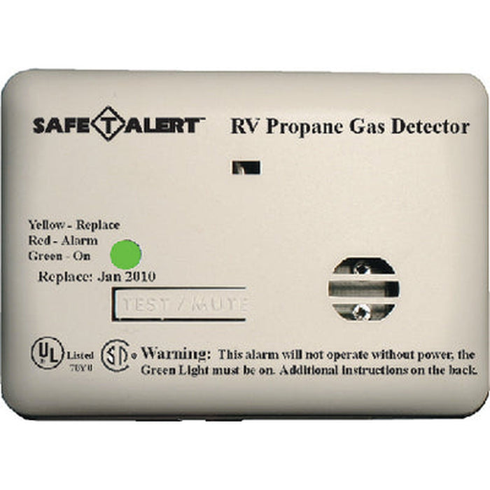 MTI Industries RV Propane Gas Detector - Alarm-12V, White  - 20441PWT