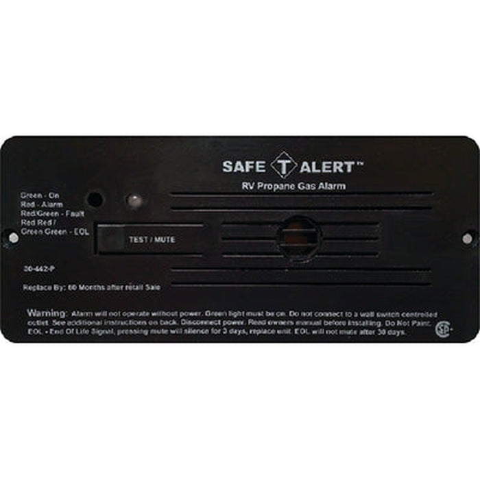 Safe-T-Alert 12V LP Gas Propane Detector, Black - 30442PBL
