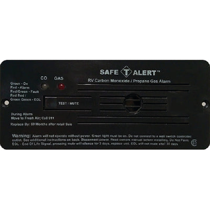 Safe-T-Alert 35-742-Bl Dual Lp/Co Alarm - 12V, 35 Series - Black (35742BL)