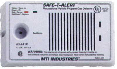 MTI Industries Propane/Natural Gas Detector, 12V Surface Mount - 40441PWT