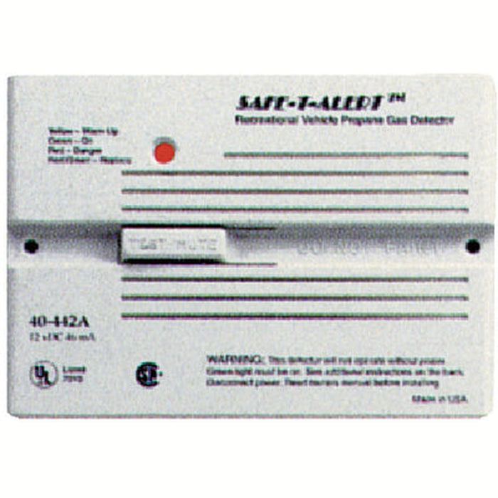 Safe-T-Alert - Propane/Natural Gas Detector 12V Flush  - 40442PWT