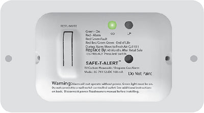 Safe-T-Alert Detector Co/Lp Carbon Monoxide + Propane Universal Alarm - Small White (85741WT)