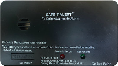 MTI Carbon Monoxide Alarm - Black - SA340BL