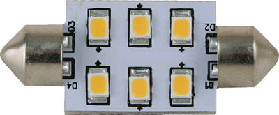 Scandvik Light Festoon 37 MM 6 LED Warm White - Replacement Bulb - 41102P