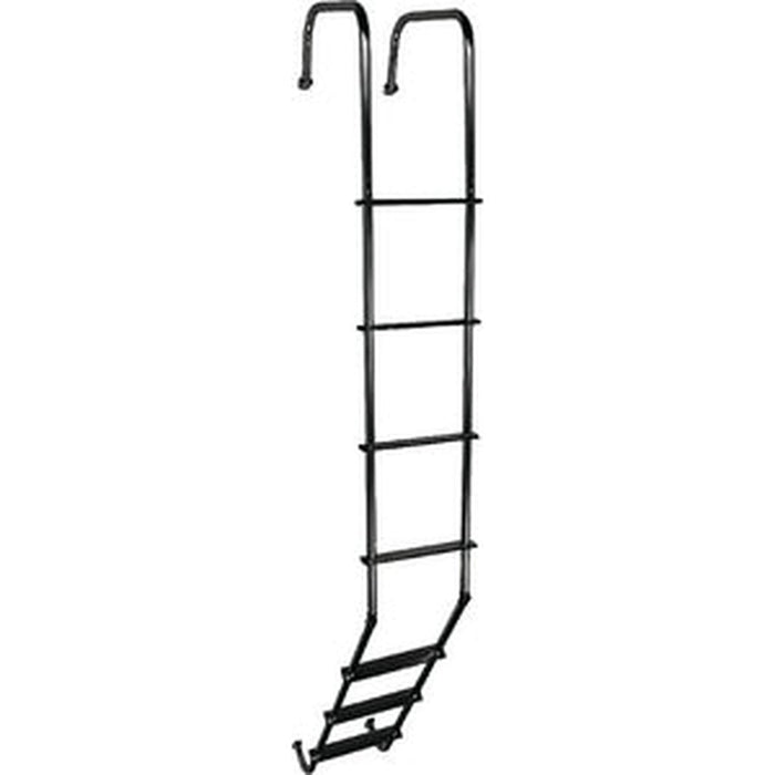 Stromberg Carlson Exterior RV Ladder - Aluminum - 99-1/2" Tall - 250 lbs - Black LA401BA