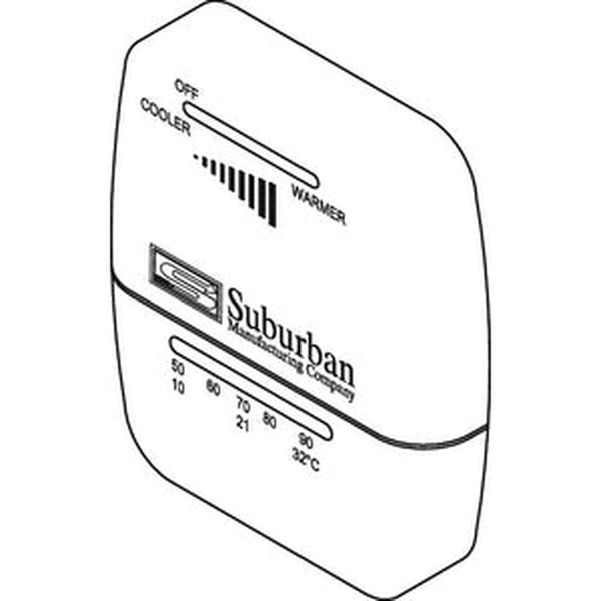 Suburban Furnace Wall Thermostat (161154) All Models - Suburban RV