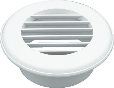 THETFORD Thermovent Ducted Heat Vent, 4"  No Damper, White - 94264