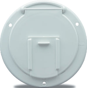 THETFORD Round Electric Cable Hatch, White - 94328