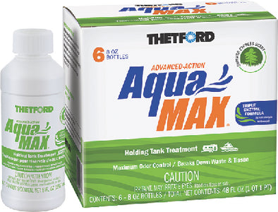 Thetford AquaMax Spring Showers Scent, Tank Treatment, 8oz, 6/Pack  - 96634