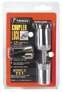 Trimax Locks Trimax TC1 Trailer Coupler Lock (Fits Trailer Couplers With Up To 7/8" Span) - TC1