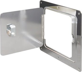 ULTRA-FABUniversal Access Door, 13-inch x 12-inch Frame, Chrome - 48979010