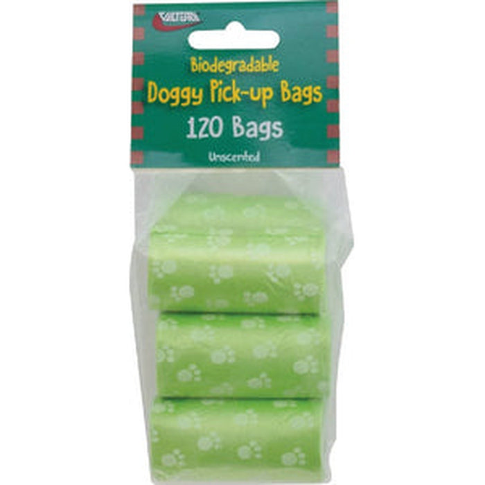 Biodegradable doggy pick up bags - dog poop bags - dog waste bags - 120 BAGS (by Valterra - A102025VP)