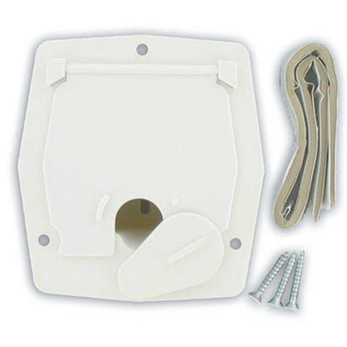 Valterra Small Square White Cable Hatch - A102143VP