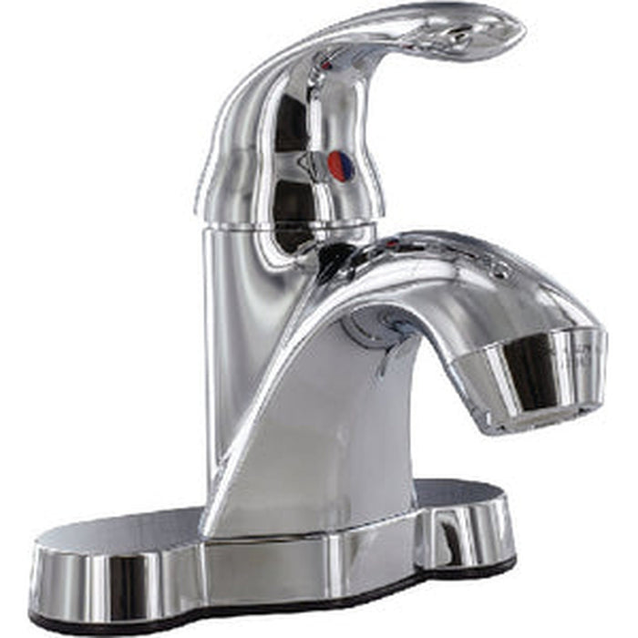 VALTERRA 4-inch Lavatory Faucet, Single Handle, Plastic, Chrome - PF222305
