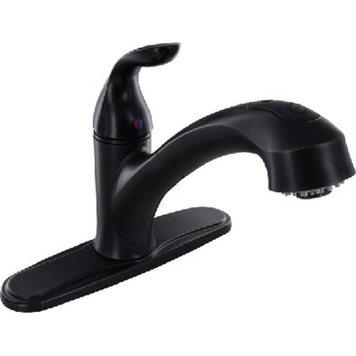 Phoenix Hybrid RV Kitchen Faucet w/Pull Down Sprayer, Bronze - PF231541