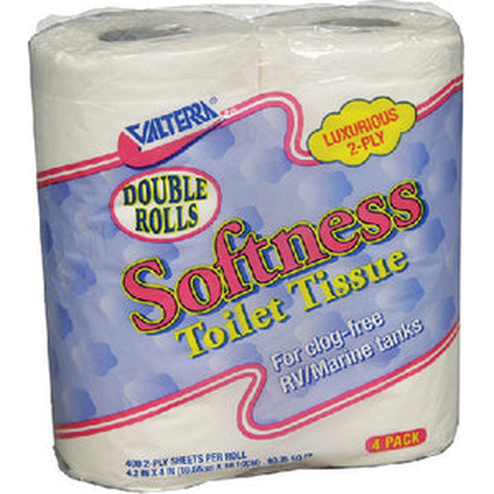 RV TISSUE DBL ROLL 2PLY 4PK@24