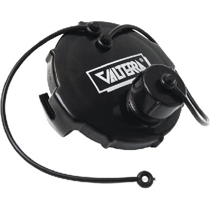 Valterra Waste Valve Cap, 3-inch, 3/4-inch GHT With Cap, Black - T1020-1VP