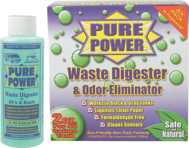 Valterra Pure Power Waste Digester and Odor Eliminator, 6/Pack - V22017