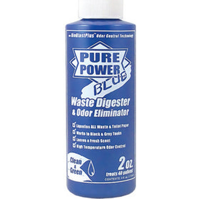 Valterra Pure Power Blue Waste Digester and Odor Eliminator, 4oz Bottles, 6/Pack  - V23017