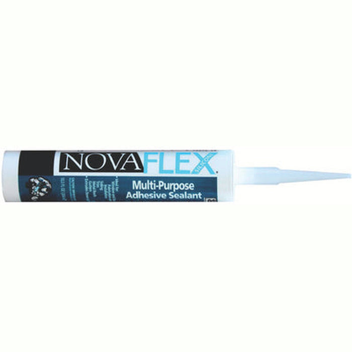 Novagard Solutions Novaflex Multi-Purpose Adhesive Sealant, Blue White, 10oz. Tube - 778-M101