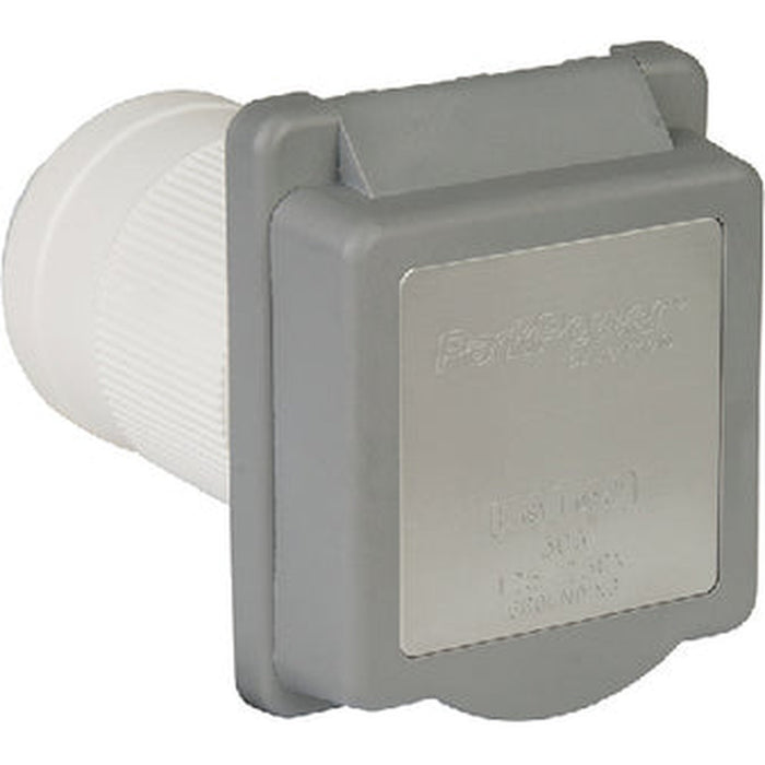 ParkPower by Marinco 50Amp Standard Gray Inlet - 6353ELRVG