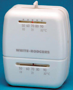 White Rodgers Universal Heating Thermostat White - M30