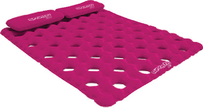 DBL POOL MAT RASPBERRY