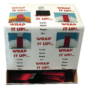 Wrap It Up 12" Hook And Loop Wraps, 100/Display  - WR12100