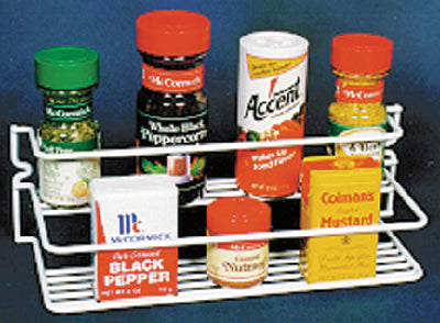 AP Products Double Spice Rack, White - 112-004506