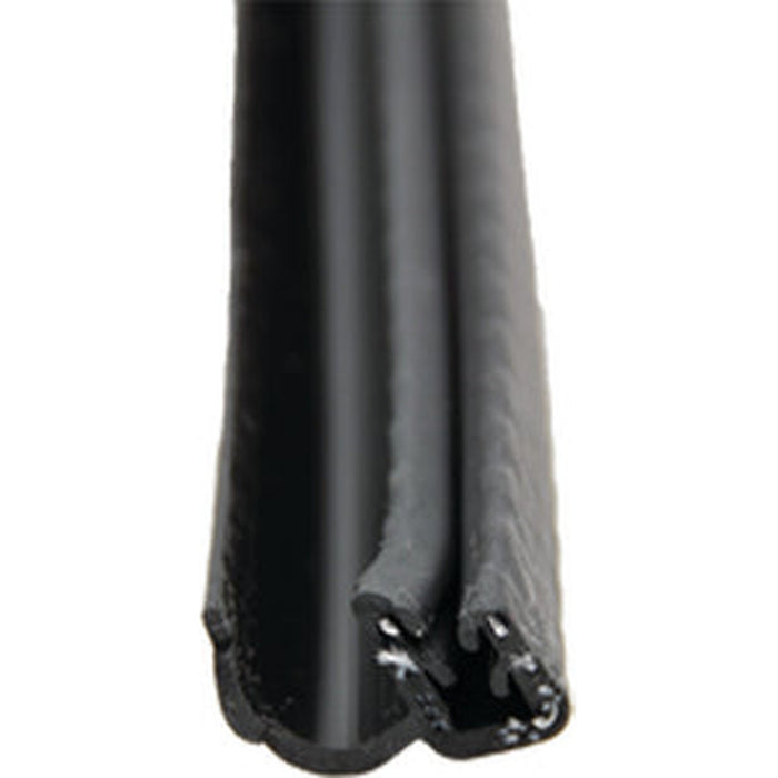 J Bulb w/Slide on Clip, 1-inch x 3/4-inch x 28-feet, Black - 018-1894