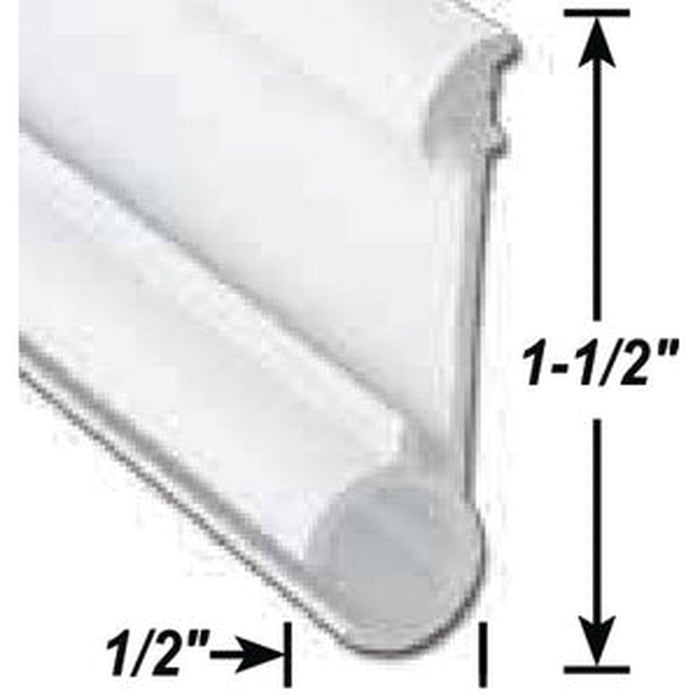 Ap Products Ins. Awning Rail - Polar White 16' - 215100116