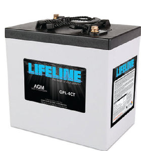 Batteries - Battery Lifeline AGM 6V D/C - GPL-4CT