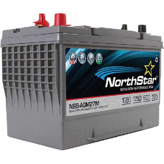 NorthStar Marine Battery AGM GR27 1080CA/930CCA - NSB-AGM27M