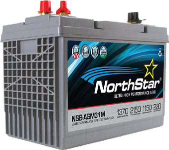 NorthStar Marine Battery AGM GR31 1370CA/1150CCA - NSB-AGM31M