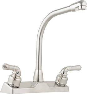 LaSalle Bristol Brushed Nickel Kitchen Faucet w/Tea Pot Handles - 20380R340NABX